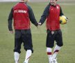 Florin Bratu la antrenamentul lui Dinamo