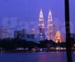 Lacul Titiwangsa și celebrele turnuri gemene din Kuala Lumpur