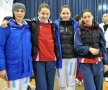 Anca Măroiu, Ana Brînză, Simona Deac și Simona Gherman înainte de concurs Foto: Augusto Bizzi