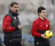 Antrenament Dinamo Antalya. Liviu Ciobotariu, Cosmin Matei