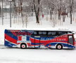 Ieri, autocarul era în parcarea de la stadionul Naţional Arena // Foto: Andrei Crăiţoiu