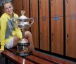 Victoria Azarenka, tablou de vestiar cu primul ei trofeu de Mare Şlem. Foto: Reuters