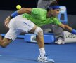 Efortul lui Nadal de a ajunge mingea Foto: Reuters