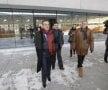 Gigi Becali a inspectat gazonul de pe Arena Naţională