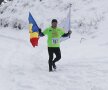 Ilie Roșu a alergat cu două steaguri
la maratonul din week-end