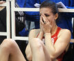 Lacrimile Andreei Ogrăzeanu după accidentarea din serii la 60 m