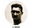 Portret al francezului Albert Seguin, unul dintre gimnaştii care a primit nota 10.00