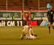 Imagini cu faulturile comise de Nicolae Grigore (capturi: DigiSport 1)