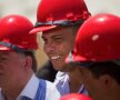 FOTO Ronaldo şi-a pus casca pe cap şi a inspectat şantierul noului ”Maracana” până l-a luat somnul ;)