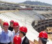 FOTO Ronaldo şi-a pus casca pe cap şi a inspectat şantierul noului ”Maracana” până l-a luat somnul ;)