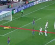 Şut de la marginea careului, excelent plasat