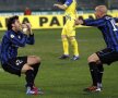 Bucuria lui Milito după ce a marcat în Chievo - Inter 0-2