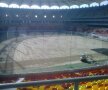 Au început lucrările de schimbare a gazonului de pe Arena Naţională