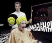 Andy Murray este protagonistul unui spot publicitar inedit, spot în care face reclamă pentru firma rachetelor pe care le foloseşte pe terenul de tenis.  foto: dailymail