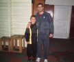 Dani Coman e mentorul celui mai bun portar junior din ţară la 13 ani, Albert Popa: îl ajută cu echipament şi îl încurajează înainte de meciuri
