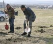 Claudiu Niculescu a dat tonul la plantarea copacilor