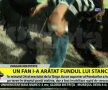 Un fan a intrat pe teren şi i-a arătat fundul lui Stanca
