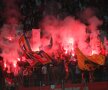 Suporterii rapidişti şi cei dinamovişti au făcut întotdeauna spectacol în tribune