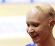 Joanna Rowsell, ciclista care acum nu-și mai poate închipui viața cu păr pe cap (foto: Reuters)