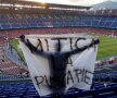FOTO Campania "Mitică la brutărie" continuă » Contestările au ajuns şi pe Camp Nou!