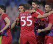 VIDEO La pas » Steaua s-a impus lejer contra “studenţilor”, după o primă repriză în care a defilat