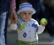 Tenisul captivează de la cele mai mici vîrste // Foto: Raed Krishan
