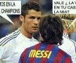 Liga Hahahampionilor » Absolut toate glumele cu Real şi Barça! Messi şi Ronaldo: "Unde vedem finala? La mine sau la tine?"