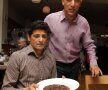 FOTO Belo şi Balint fac o avancronică culinară a prezenţei lui Bilbao în finală: ”Mănîncă vită şi beau vin”