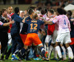 Contactul în careu dintre Cabella și Cambon a adus penaltyul care a produs haos la Montpllier // Foto: Reuters