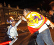 Fanii madrileni au început fiesta pe străzile Capitalei // Foto: Reuters