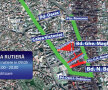 HARTA 1 // Poliţia Rutieră a precizat că în Piaţa George Enescu traficul se va opri pe 9 mai de la ora 08:00 la ora 20:00 