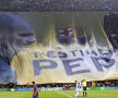 Banner-ul dedicat de suporteri lui Pep