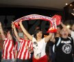 Sosirea lui Atletico Madrid la hotel FOTO: Raed Krishan