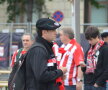 Fanii celor de la Athletic Bilbao în Piața Constituției 