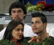 Cristiano Ronaldo și prietena sa au fost prezenți în tribunele turneului de la Madrid foto: reuters