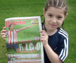 Povestea fetiţei care l-a ”topit” pe Falcao la Europa League: ”M-am rugat la Dumnezeu să fiu lîngă el”