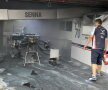 Un incendiu a izbucnit în garajul echpei Williams (foto: Reuters)