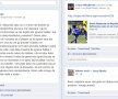 mesajul de pe pagina de facebook