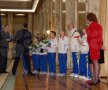 Victor Ponta le-a premiat pe gimanstele care au reprezentat România la Europeanul de la Bruxxeles