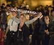 Fanii Clujeni au sărbătorit cucerirea campionatului pentru a treia oară în istorie