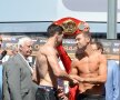 Expresia feței lui Lucian
Bute spune tot. “Abia te
aștept!”, i-a transmis
românul lui Froch