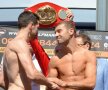 Expresia feței lui Lucian
Bute spune tot. “Abia te
aștept!”, i-a transmis
românul lui Froch