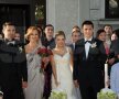 FOTO Imagini de la cununia religioasă a lui Dragoş Grigore » Naşii sînt Claudiu Niculescu şi Diana Munteanu