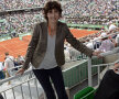Virginia Ruzici, în acest an, la Roland Garros, pe terenul Philippe Chatrier