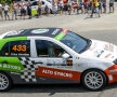 Crina în acţiune la volanul maşinii echipei Avia Motors // Foto: rallyzoom.ro