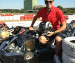 Pastore se distrează la karting