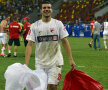 Cu steagul lui Dinamo după finalul Supercupei