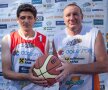 Miodrag Belodedici în duel cu Adrian Bumbescu la Sport Arena Streetball!