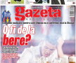 Prima pagină a Gazetei de marţi, 17 iulie, după prima escapadă a lui Chipciu