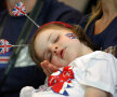 A adormit minunea. O splendoare de fetiţă doarme perfect la Olimpiada londoneză